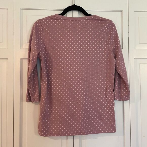 L.l. Bean pink tie detail shirt size small - Picture 5 of 5